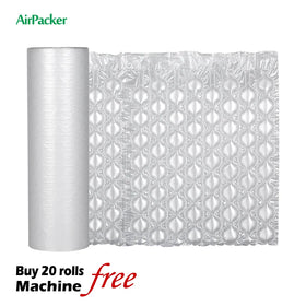 Bubble Roll Wrap Packing Film Buffer Cushion Protective air Bag Inflatable air Bag Column Cushion Packaging for Shipping