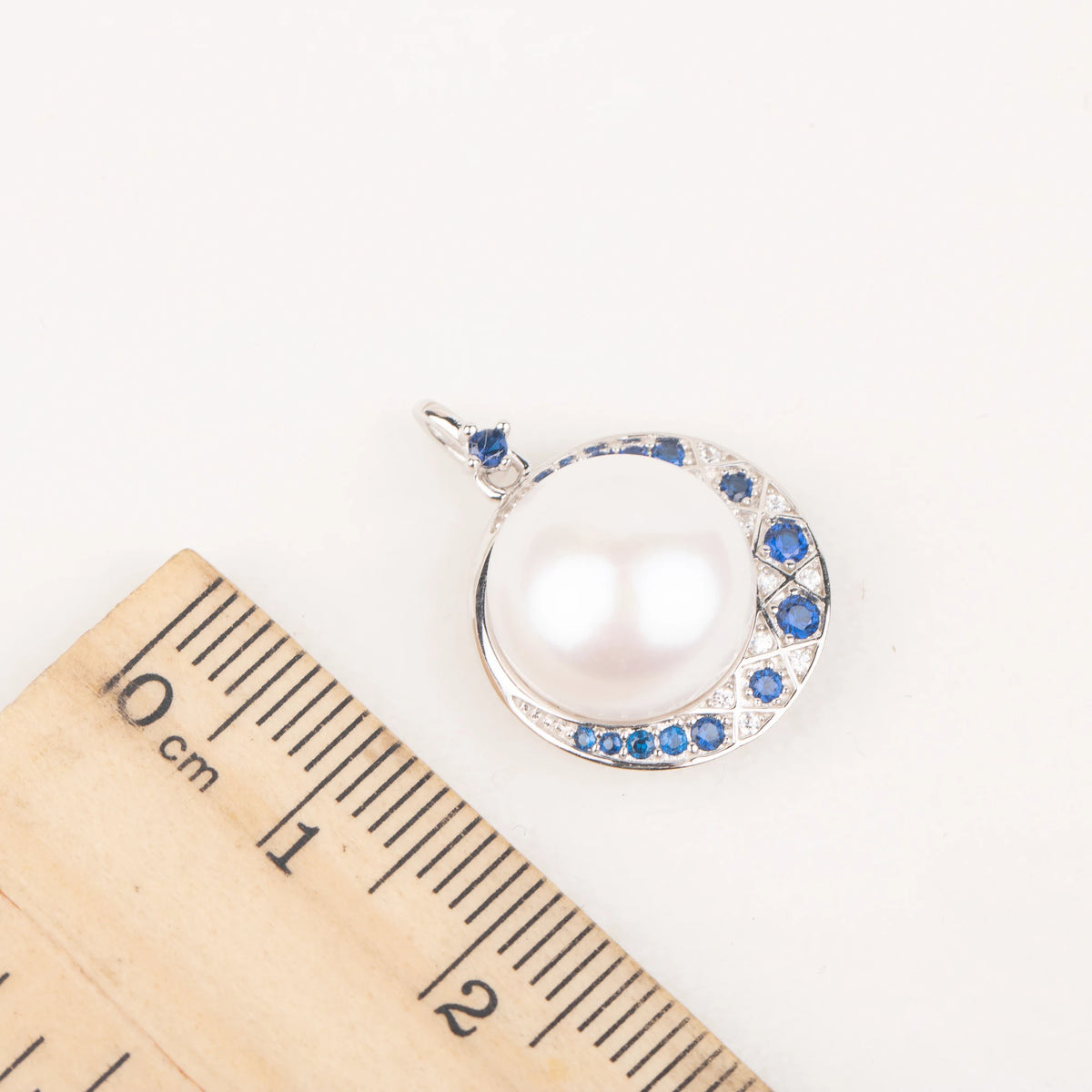 P060682 DIY 8-11mm Natural Freshwater Pearl Pendant Accessory 925 Sterling Silver Engagement Jewelry Necklace for Women MegaBDM