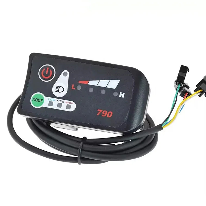 24V 36V 48V Electric Bike LED Display 790 Control Panel  Bike DIY Parts for E-Bike