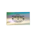Factory Custom Hot-sale rainbow Laser Business Thank You Happy Holographic Wedding Invitations Card