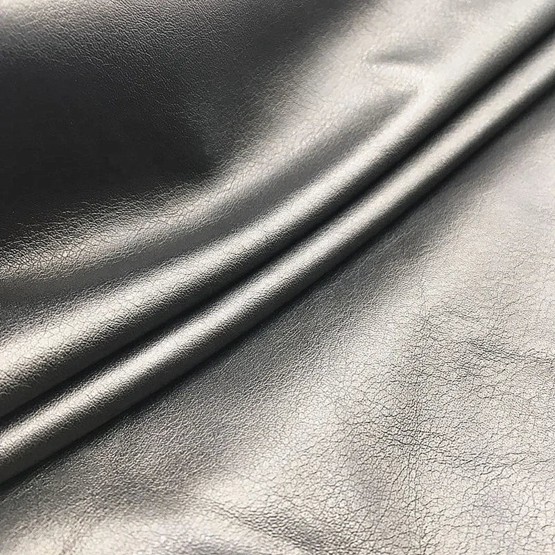 2025 Hot Sale Comfortable Elastic Waterproof Synthetic Microfiber Pu Leather Fabric for Clothing 74x104mm New Package