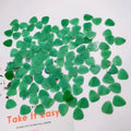 HZ Guitar Accessories custom printed Green Aventurine Guitar Pick stringed Instruments Crystal Crafts