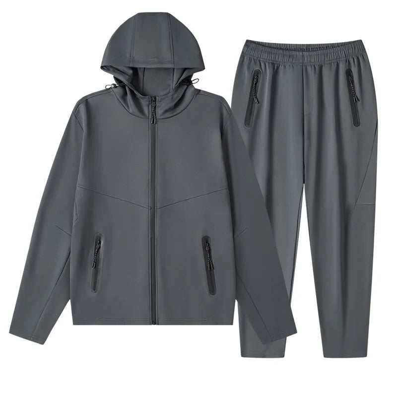 New Design Joker Multi Stripe Zipper Sports Suits for Men Loose Casual Track Suit for Men