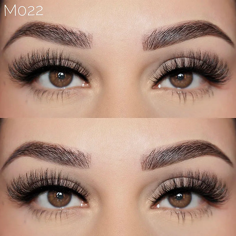Natural Eyelash Wholesale Full Strip Mink Eyelashes Cruelty Free False Eyelashes