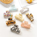 Hair Clips Claw Hair Accessories  INS Tortoiseshell Square Large Mini Rectangle Hair Claw Clip