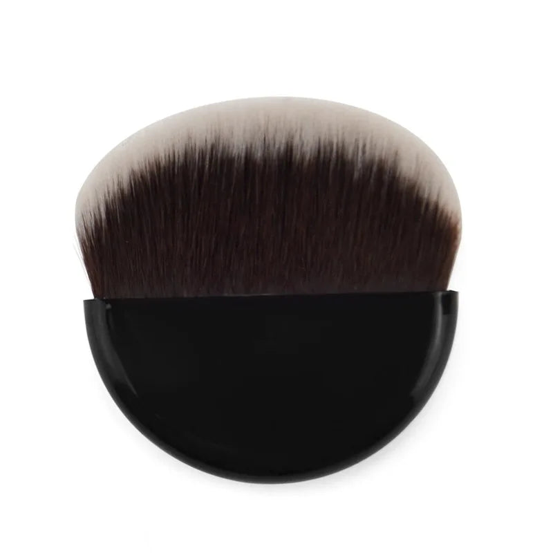 Best Selling Mini Half Round Fan Brush Small Synthetic Hair Blush Brush for Face