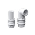 UPVC Plumbing Fittings Upper Lower Water Joints Fish Tank & Water Tank Outlet Pipe Fittings 20-50mm YIFENG UPVC-Ce-31