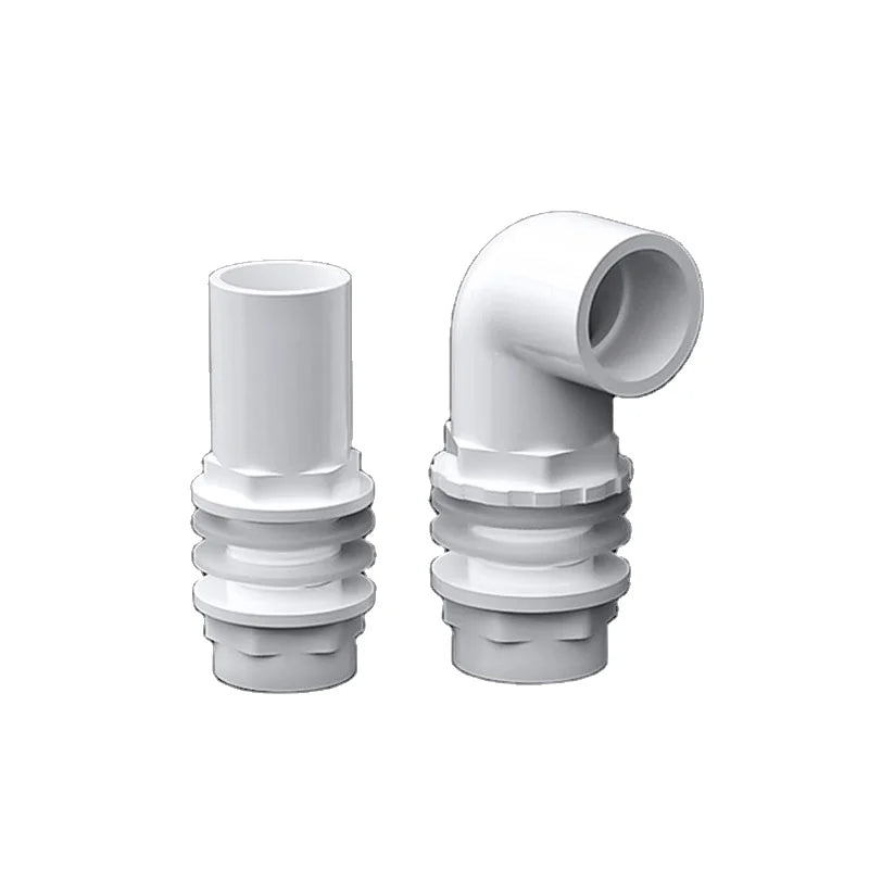 UPVC Plumbing Fittings Upper Lower Water Joints Fish Tank & Water Tank Outlet Pipe Fittings 20-50mm YIFENG UPVC-Ce-31