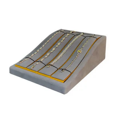 Luxury Metal Multi-color Jewelry Bracelet Display Stands Jewelry Store 4 Holders Bracelet Tray