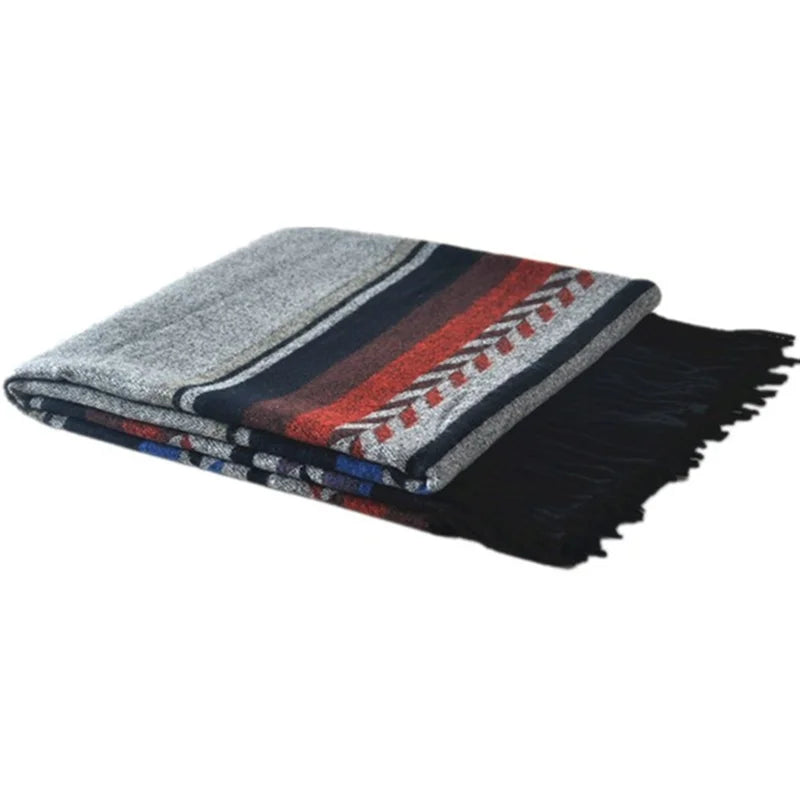 BLUE PHOENIX 100% Acrylic Jacquard Hot Sale Morocco Blanket Cashmere Design for Home Travel Boho Style Cheap Wholesale Spain