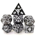 Customizable Font Colors Cthulhu Black Metal Dice Set New Design Polyhedral Acrylic and Plastic Dice Cup for Game and DND Use