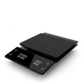 New Arrival Top Quality Black Digital Kitchen Scale 3kg Electronic Weighting Digital Coffee Scale With Timer