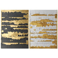 Wall Painting by Handmade Hand Painted Paintings Abstract Art Large Gold Foil Hotel Hanging Painting