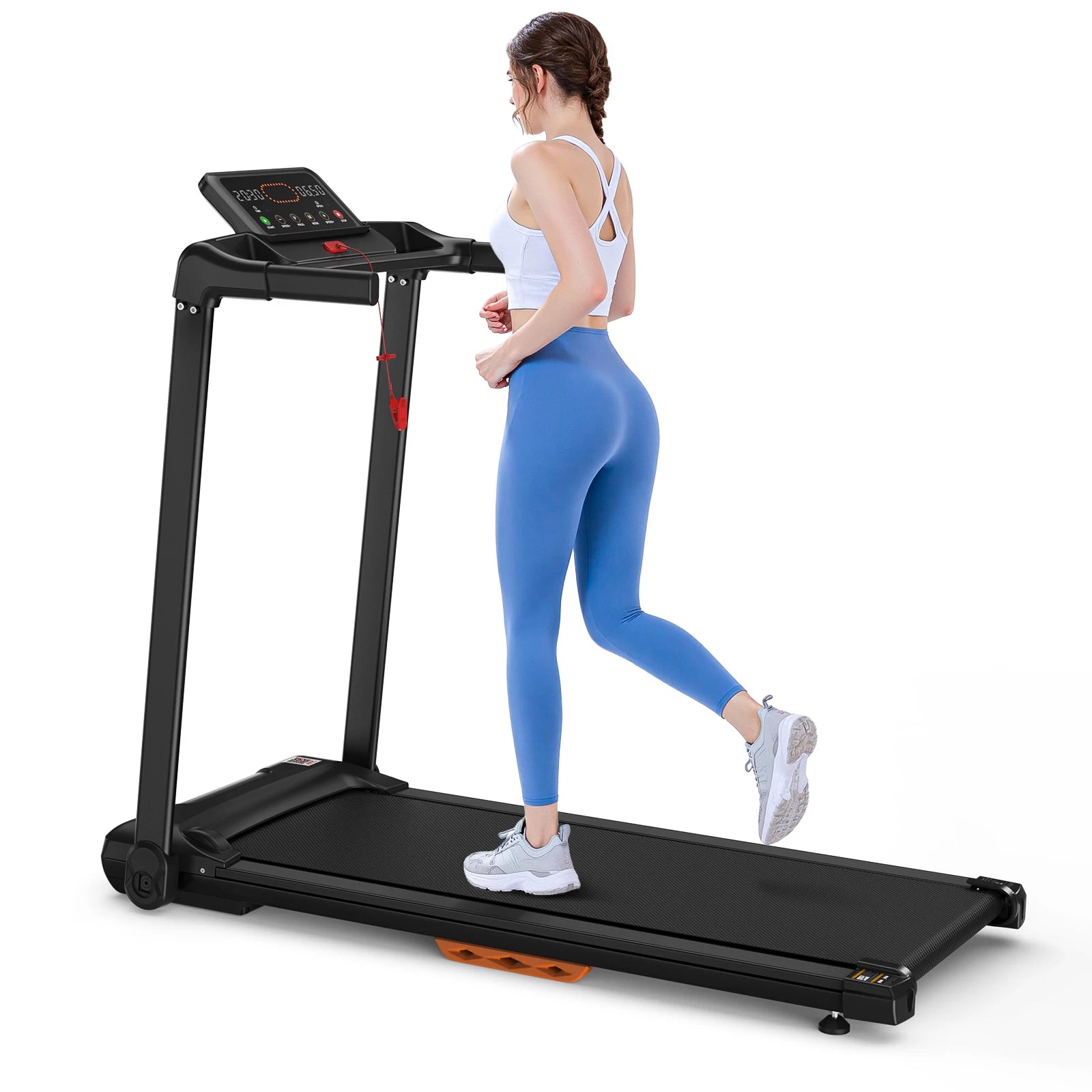Professional Foldable Electric Treadmill Portable 120kg Capacity Home Use 2.5HP Silent Motor OEM/ODM Wholesale Fitness Equipment