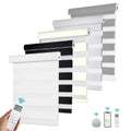 Home Blackout Polyester Blinds Manual Electric Operation Black Out Curtain Zebra Roller Blind for Home Window