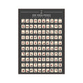 100 Yoga Poses to Learn 100 Yoga Poses Scratch Off Poster to Scratch Art Color Poster