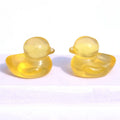 Wholesale Price Natural Mini Yellow Fluorite Cute Duck Crystal Carving for Home Decoration