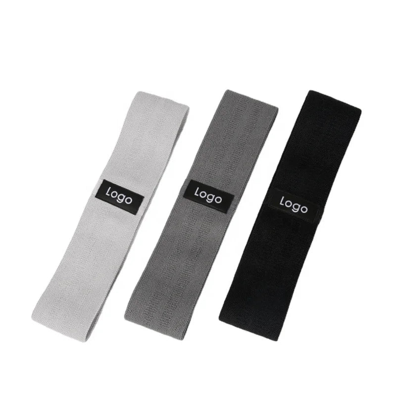 Wholesale Price 3 Levels Workout Fitness Gym Exercise Hip Booty Fabric Resistance Bands Set