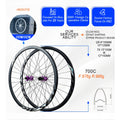 PASAK Factory 700C lock Disc Brake Straight pull 28-Hole Planetary Ratchet 54T HG XD MS Alloy bicycle parts Road Bicycle Wheel MegaBDM