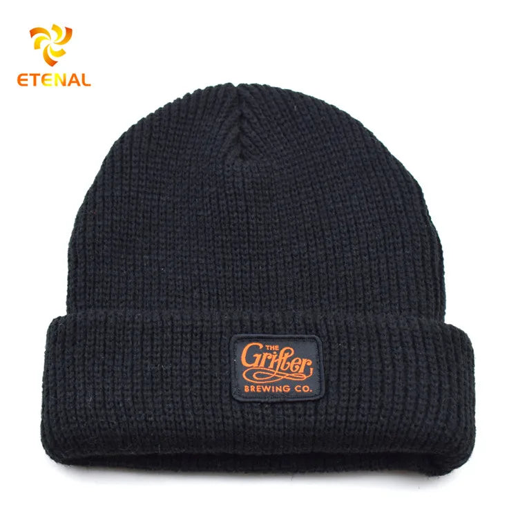 Outdoor Sport Running Winter Hat Knitted Beanies Slouch 100% Acrylic Custom Logo Cuffed Warm Dot Bows Beach Camouflage Unisex