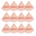 New Produce Luxury Soft Velvet Makeup Puff Cosmetic Blender Custom Logo Triangle Powder Puff Sponge With Box