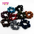 Women Korean Velvet Hair Scrunchies Pearl Custom Hair Ropes