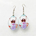 Modern Sublimation Decor Acrylic Leaf Earrings for Custom for Christmas Mom Kid Birthday Wedding Anniversary Advertising Use