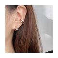 Luxury Women Jewelry Unique Hypoallergenic Stainless Steel Polished Minimalist Customized CZ Cubic Zirconia Earrings