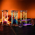 Factory Sale Luminous Crystal Hour Glass Sand Timer With Gift Box Custom Color Glass Virtual Hourglass Timer for Souvenir CHG-05