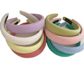 Ew Padded Headbands Women Wide Bezel Hairbands Thick Velvet Hair Hoop Girls Sponge Non-slip Hairband Fashion Hair Accessories