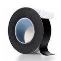 Black 1 Inch X 33 Feet Self-Fusing Rubber Tape Self-Amalgamating Waterproofing Tape for Pipes Joints Electrical Repairs Warning