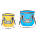 AJOTEQPT Portable PVC Tarp 12L/20L Folding Bucket for Outdoor Camping Waterproof Fishing with Open Closure Type