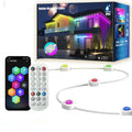 Outdoor IP67 Waterproof Amazing LED Strip Rgbic 15M/30M/45M Eaves Lights Rgb Colored Eave String Birthday Part Atmosphere Lights
