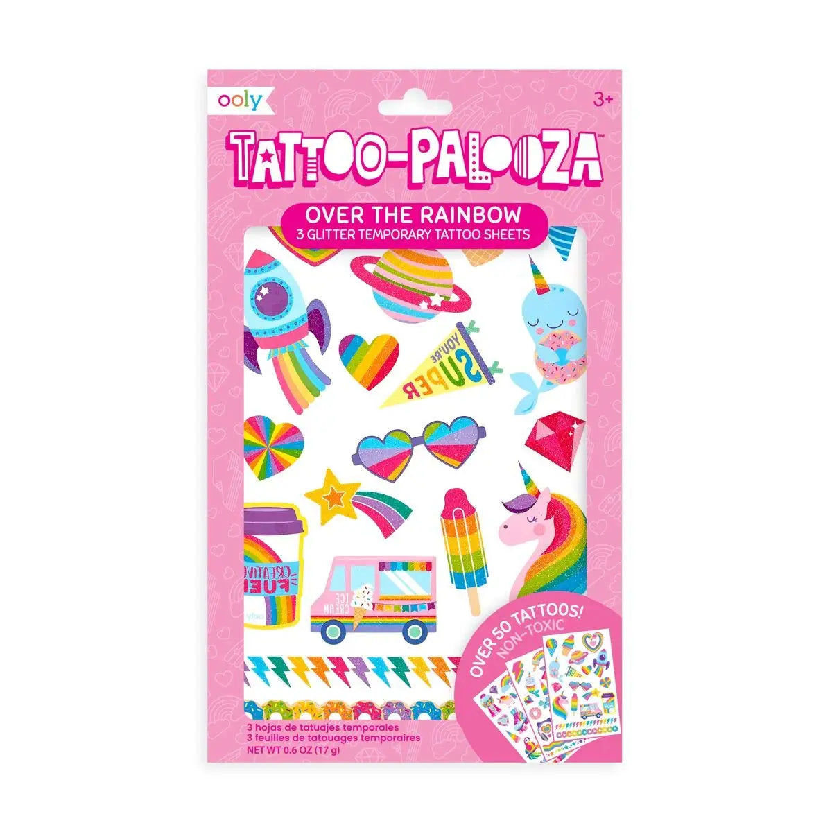 Customized Waterproof Temporary Children's Card Tattoo Sticker Mermaid Butterfly Animal Tattoo Sticker