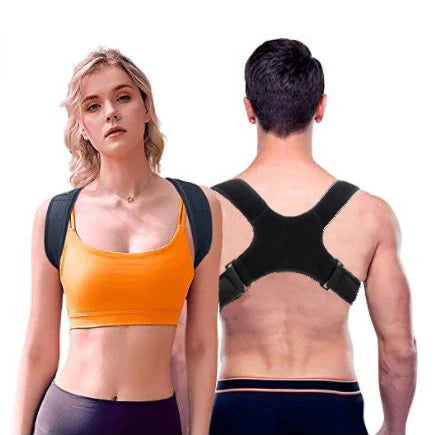 Wholesale Adult Adjustable Back Corrector De Postura Correction Support Brace 1 Pc Per Poly Bag with Custom Label
