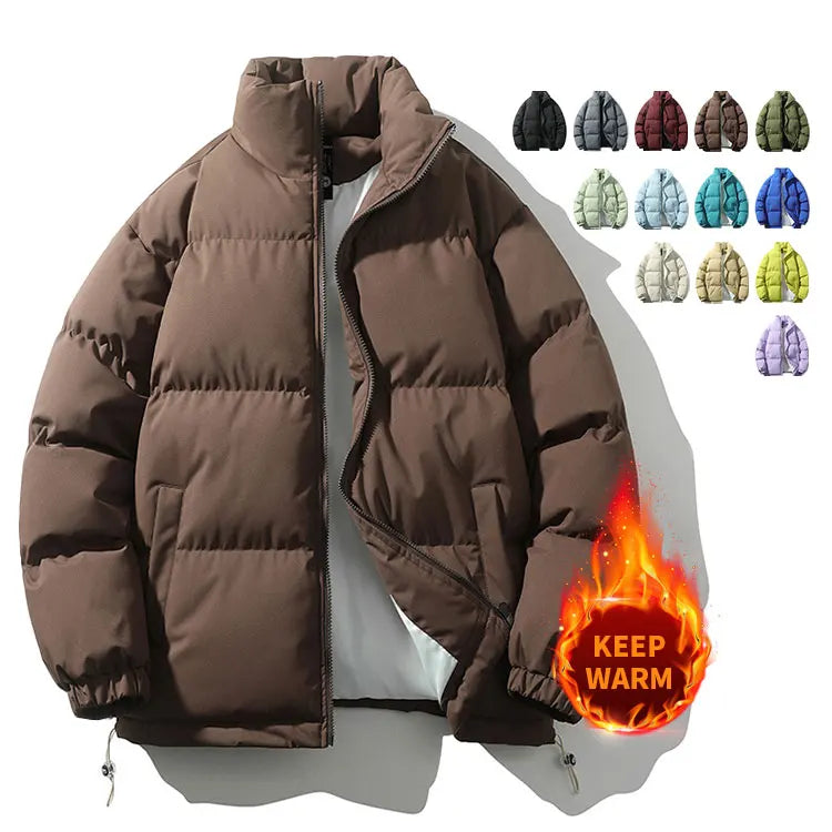 Manufacturer Unisex New Winter Puffer Jacket Man Thickened Warm Versaty Windproof Mountaineering Men Down Coat Bomber Jacket