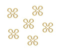 GP Fashion Real Flower Connector 14K Gold Filled Permanent Charms Permanent Jewelry Making Wholesale