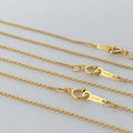 Real 14K Gold Filled Chain 1.2 mm Jewelry Wholesale Gold Thin Chain Women Necklace Jewelry