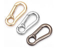 Metal Zinc Alloy Simple Buckle Snap Hook Carabiner Car Key Chain