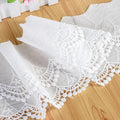 Factory Price Women Dress White Embroidery Lace Trim Cotton Embroidery Lace Border Trim