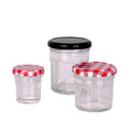 Mini Clear Glass Bird Nest Packaging Bottles 75ml 100ml 150ml Virgin Coconut Oil Honey and Chocolate Jars with Screw Cap Seal