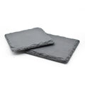 Wholesale Hot Sale Marble Stone Drink Coasters Square Black Natural Edge Stone Drink Coasters for Bar and Home