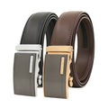LQbelt Men's Leather Belt Automatic Buckle Belts for Men Ratchet Custom Logo OEM Factory Direct Sale