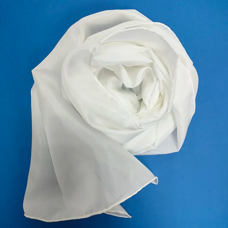 8mm Silk Habotai Pure Silk Scarf White Silk Scarves for Dyeing