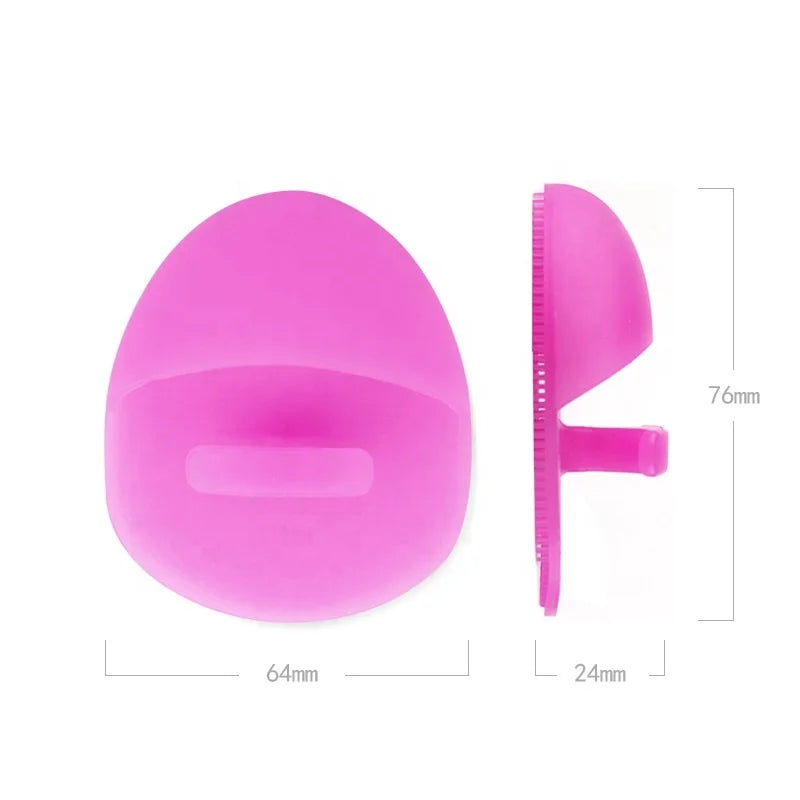 Super Soft Silicone Facial Cleansing Brush Custom Logo Dry Skin Face Scrubber Manual Makeup Tools Cleaner for Sensitive Skin