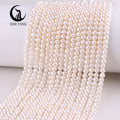 Wholesale Near Round 4.3-4.6mm Round 3A Round Shape Cultured Freshwater Pearls Loose Pearls Beads