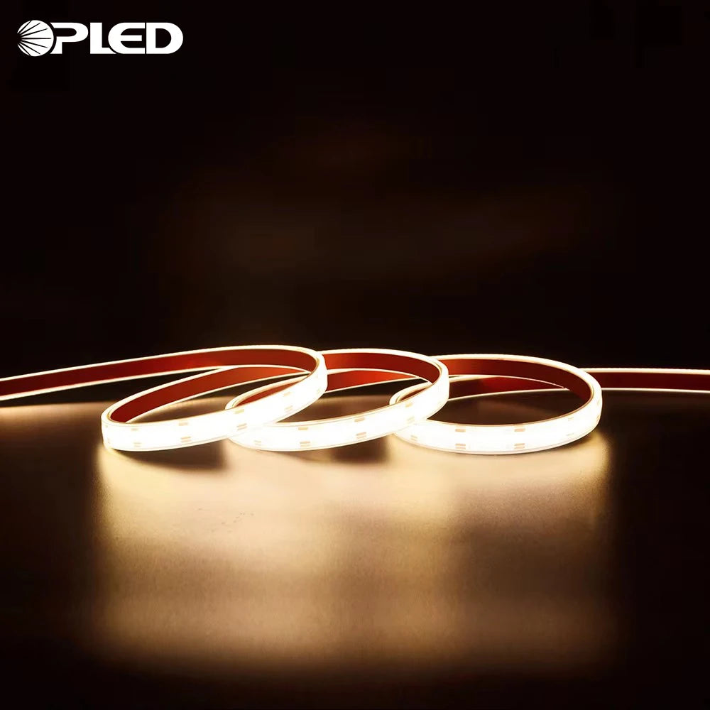 Led Strip Cob  Silicone Cover Led Strip Light Led Cct Cob Strip Light  Waterproof 3000k