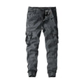 Hot Sale Custom Men's Multi-Pocket Slim Work Pants Outdoor Casual Straight Leg Tracksuit Cargo Pants