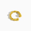 Wholesale Twsited Silver Cuff Earrings Fashion 925 Sterling Silver Ear Cuffs Gold or Rhodium Plated 925 Silver Jewelry for Women