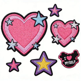 No Minimum Embroidery Patch Custom Heat Transfer Designer Iron on Woven Custom Patches for Garment